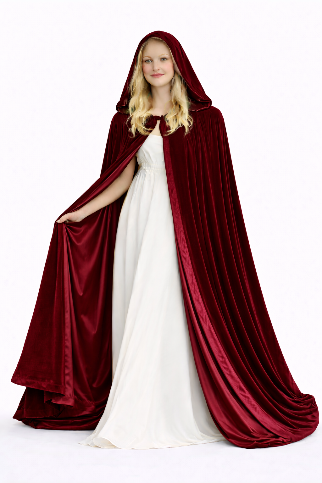 Lined Velvet Cloak - Image 90