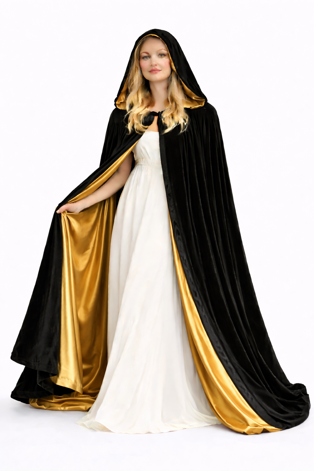 Lined Velvet Cloak - Image 23