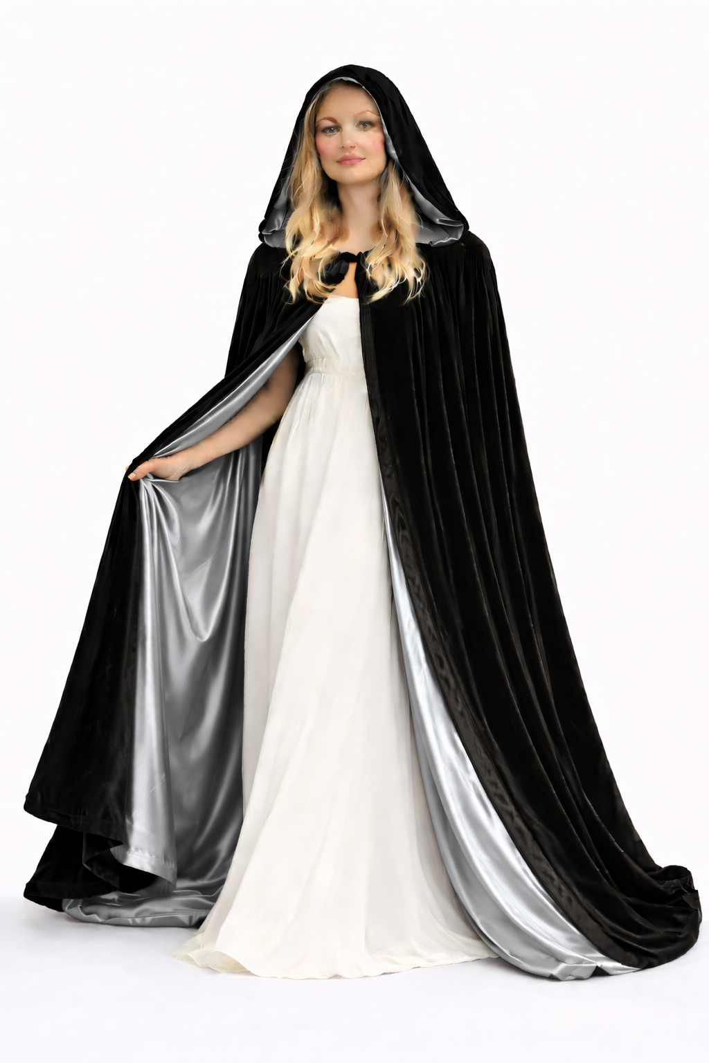 Lined Velvet Cloak - Image 31