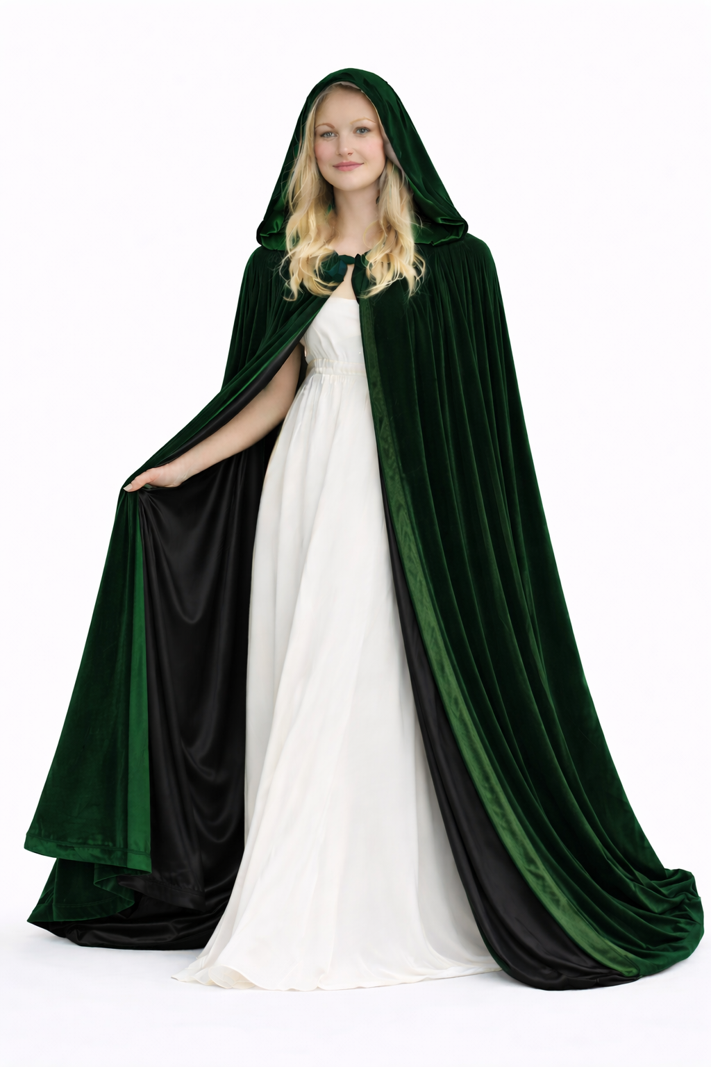 Lined Velvet Cloak - Image 70