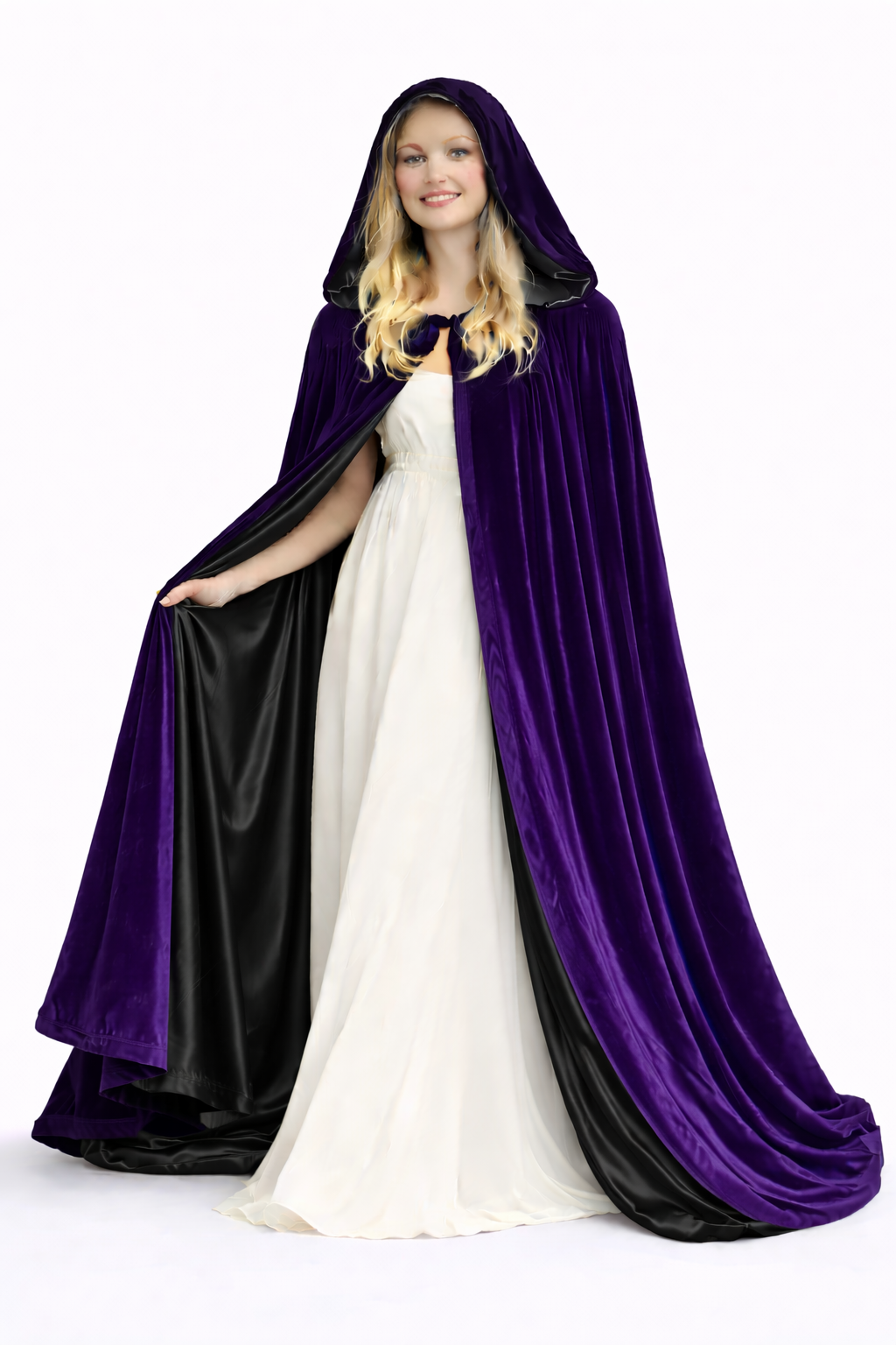 Lined Velvet Cloak - Image 42