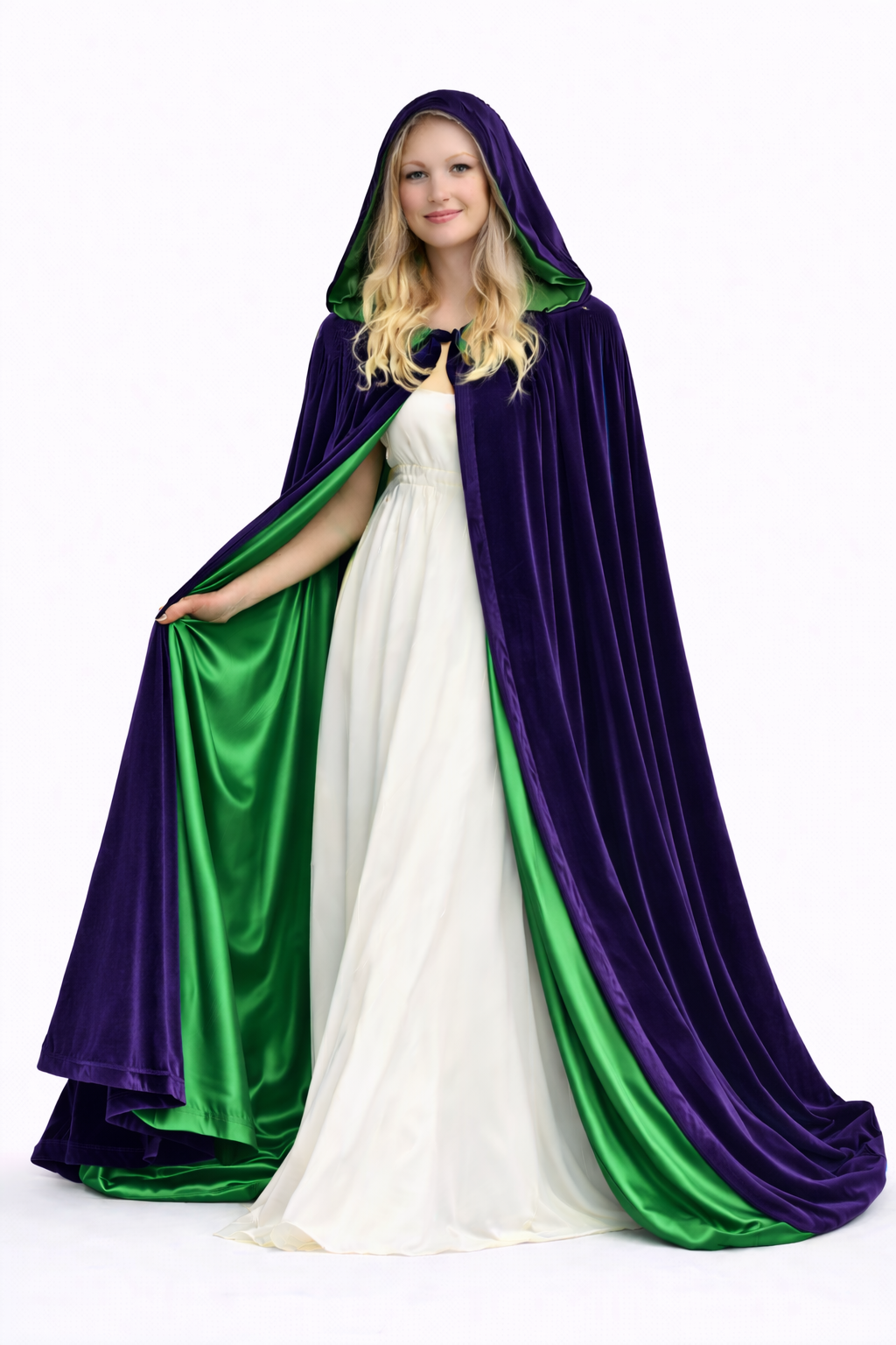Lined Velvet Cloak - Image 46
