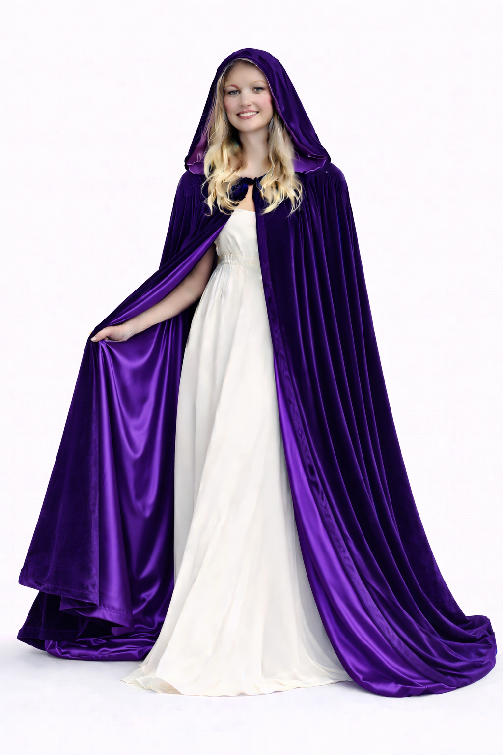 Lined Velvet Cloak - Image 115