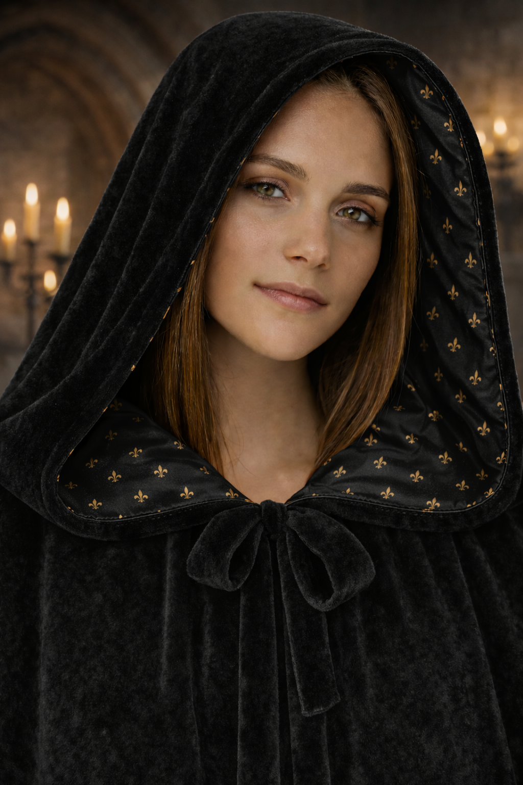 Lined Velvet Cloak - Image 5