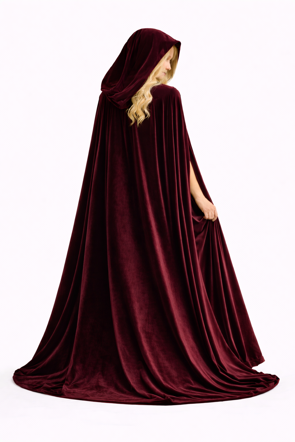 Lined Velvet Cloak - Image 91
