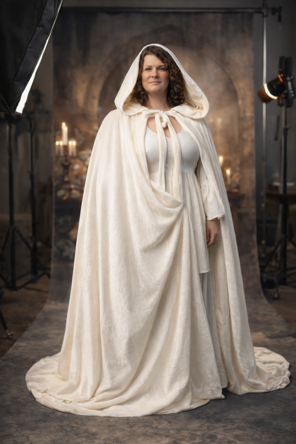 Lined Velvet Cloak - Image 105