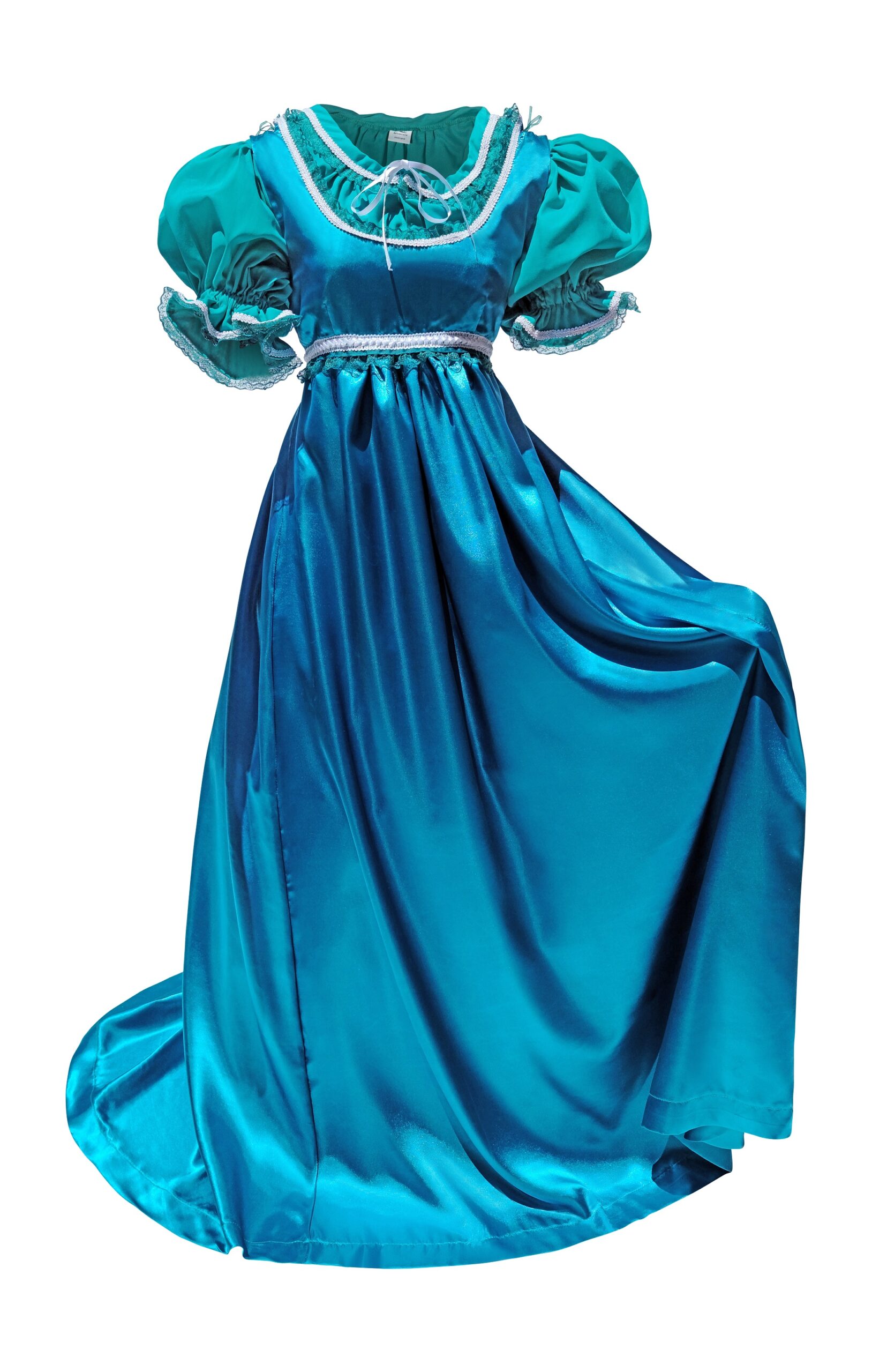 Regency Satin Ball Gown