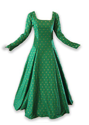 Fleur De Lis Medieval Gown
