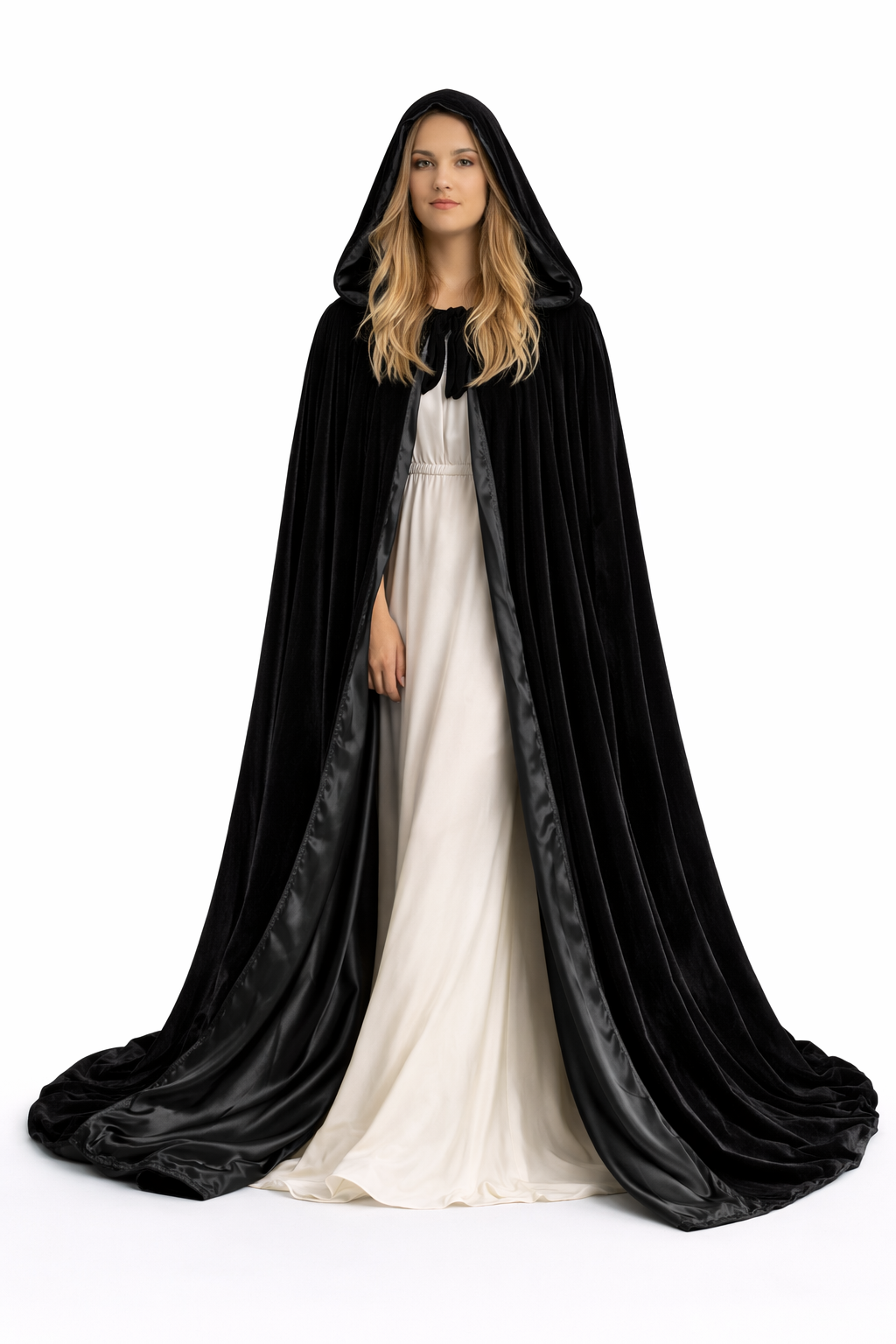 Lined Velvet Cloak - Image 7