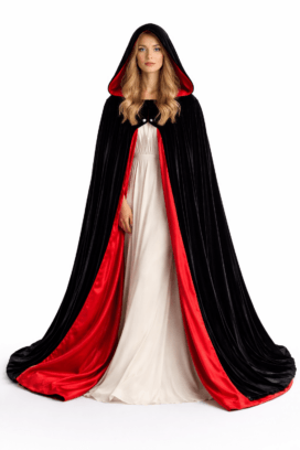 Lined Velvet Cloak