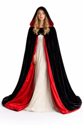 Lined Velvet Cloak