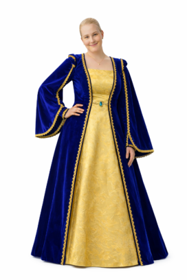 Tudor Velvet Gown